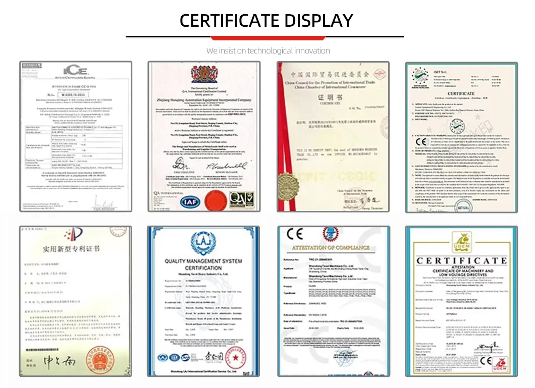 Certifications