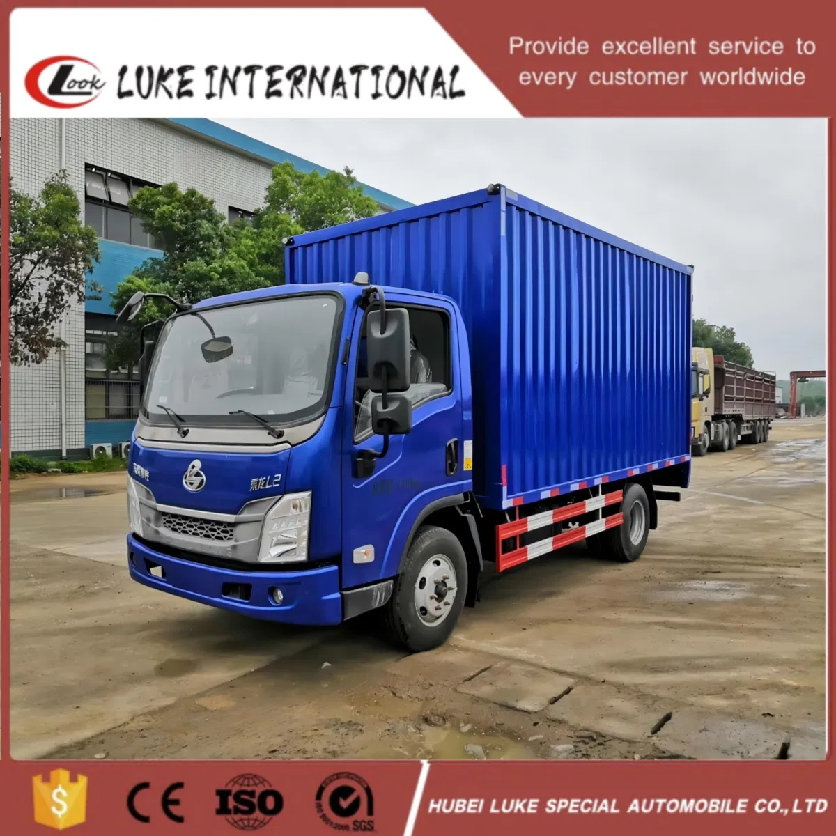 4m Box Cargo Truck Small Van Lorry Light Goods Vehicle