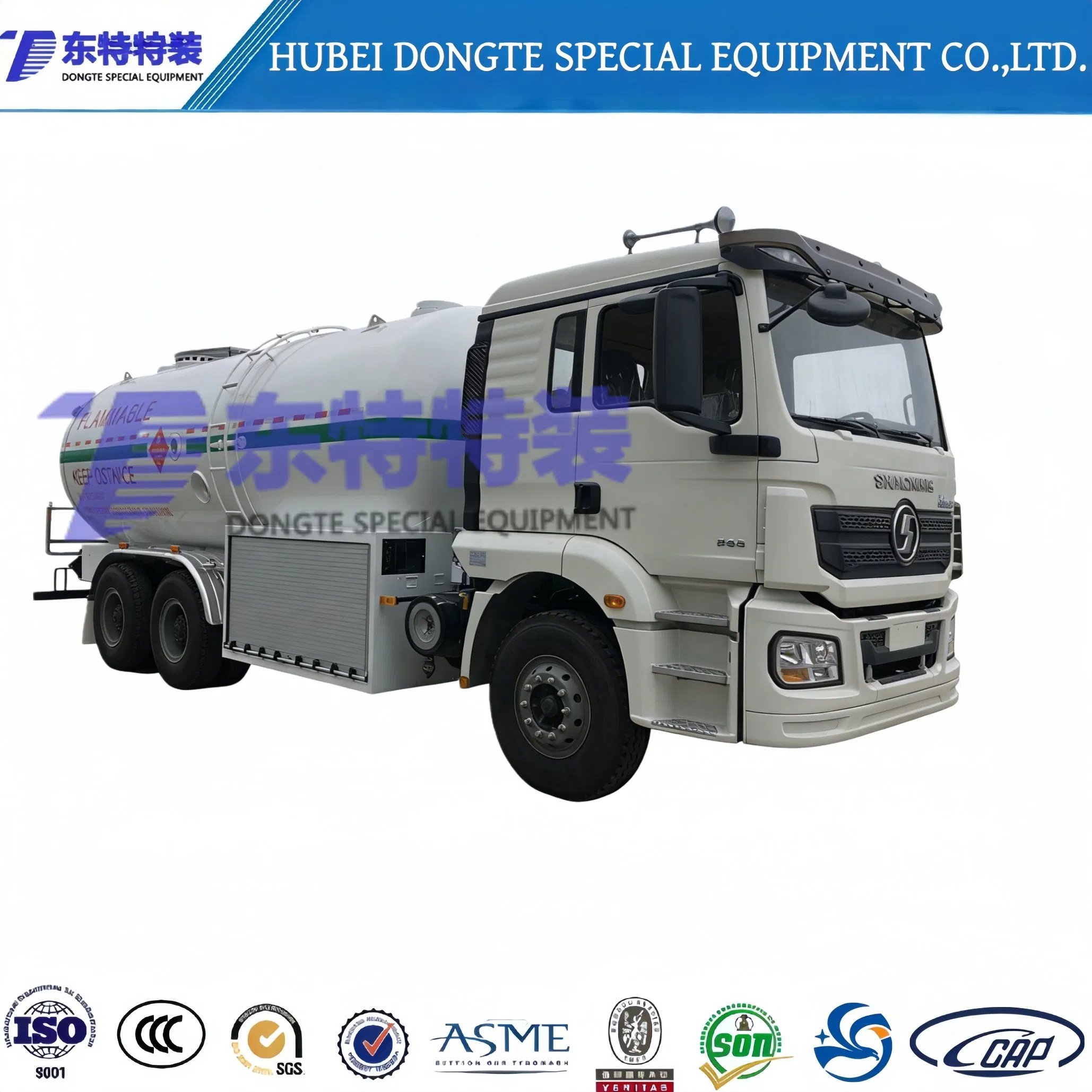 Customizable LPG Propane Bobtail Tank Truck with Pump System Durable Design for Rural and Urban Gas Delivery