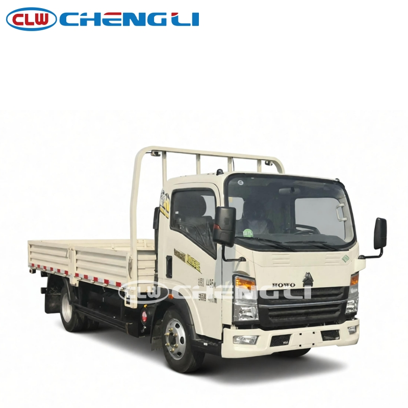 HOWO Hot Selling High Horsepower 6-Speed Manual Versatile General Logistic Dropside Truck for Urban Distribution for Sale