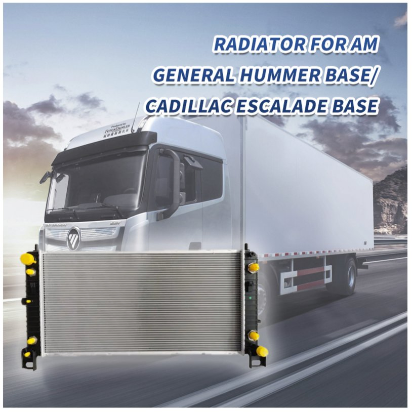 Hummer Base Cadillac Escalade Base Engine Spare Parts Auto Engine Cooling Aluminum Radiator Enhancing Truck Fuel Efficiency