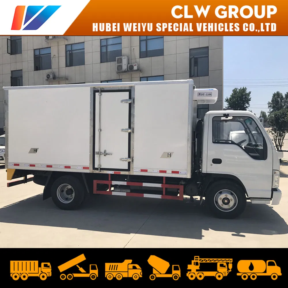 Diesel Engine Refrigerated Truck Freezer Container Body Cargo Box for Food Transport