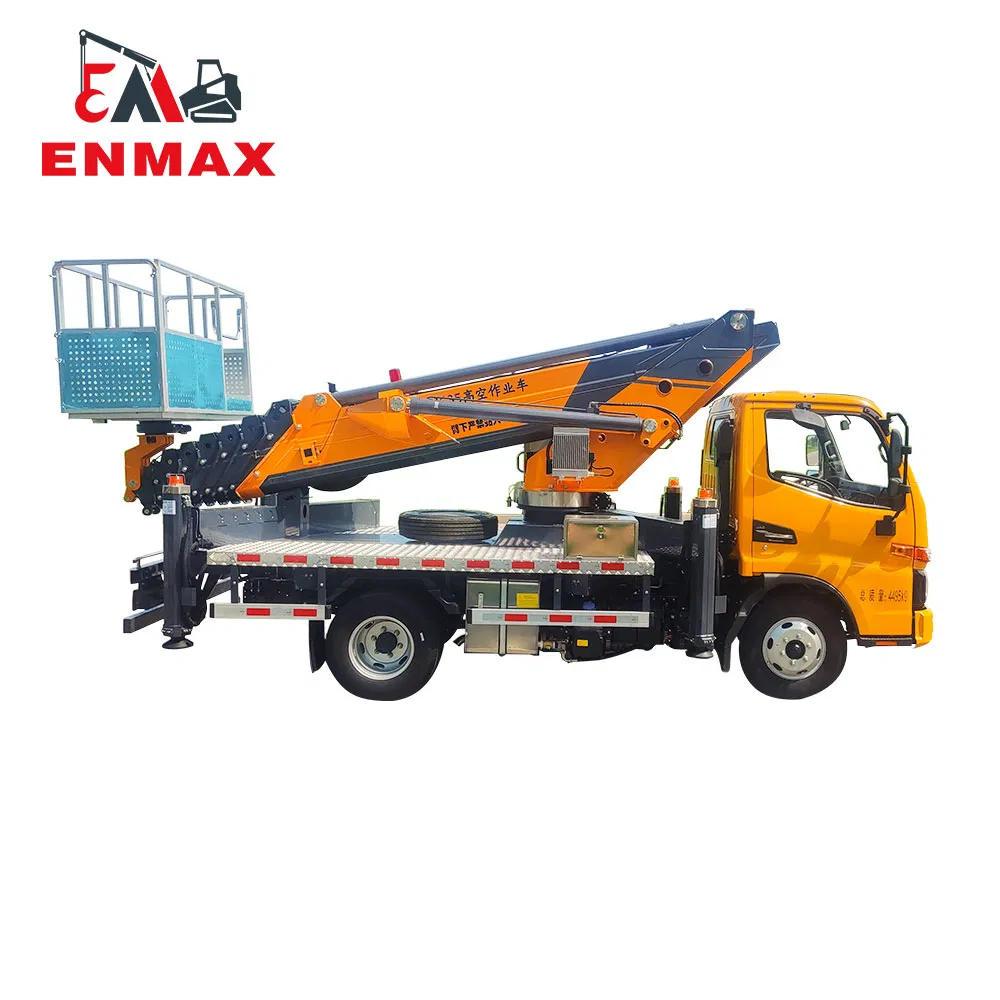 Chassis of Shanteka Heavy Duty Truck 30m Aerial Work Platform Vehicle with Auto Emergency Operation System