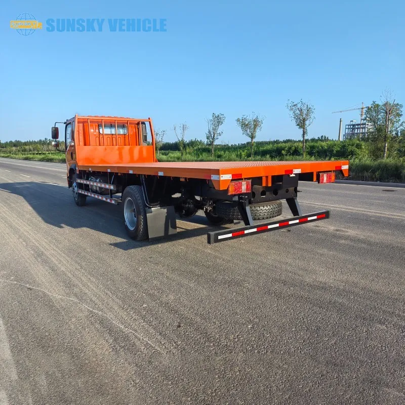 HOWO 4X2 Flatbed Truck 3