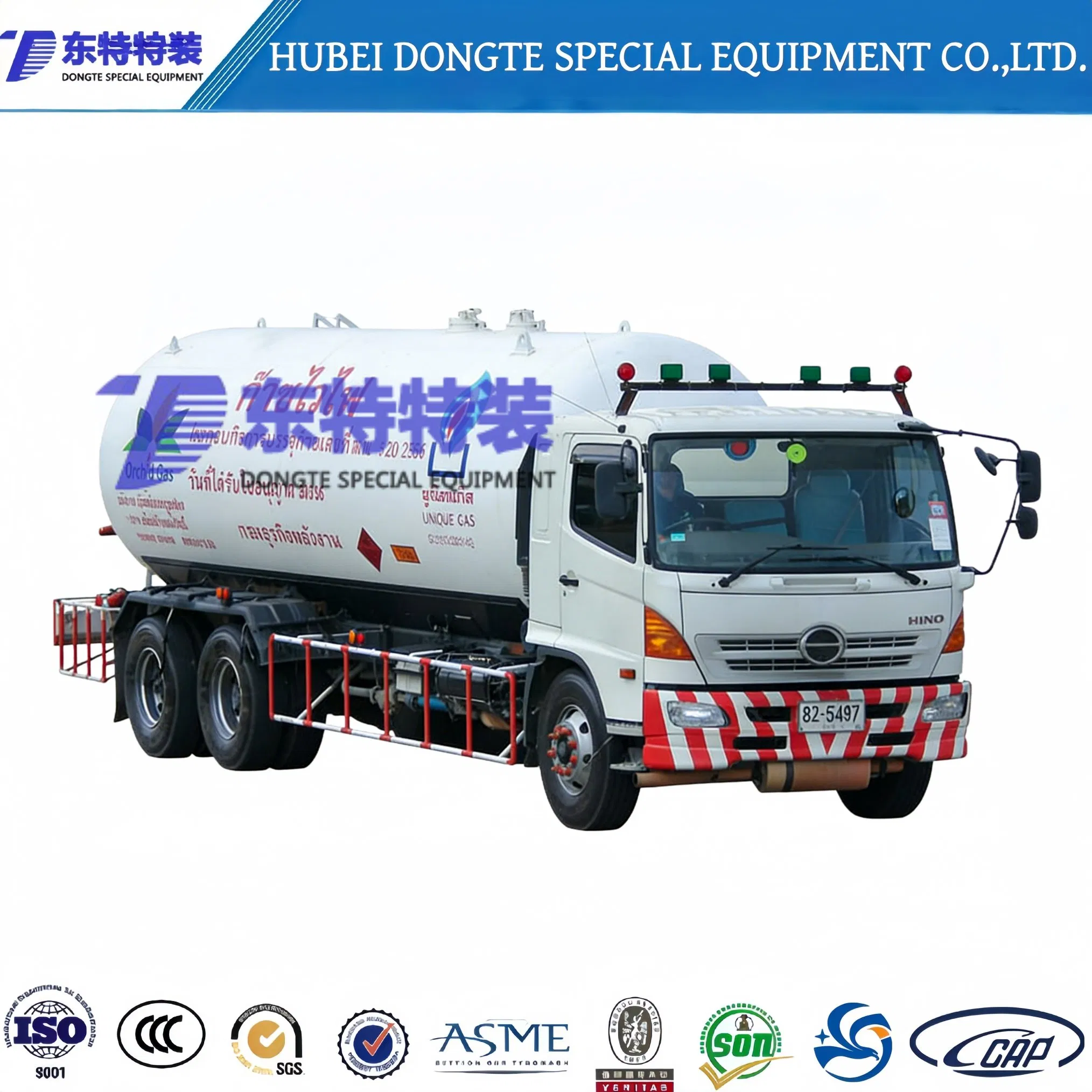Customizable LPG Propane Bobtail Tank Truck with Pump System Durable Design for Rural and Urban Gas Delivery