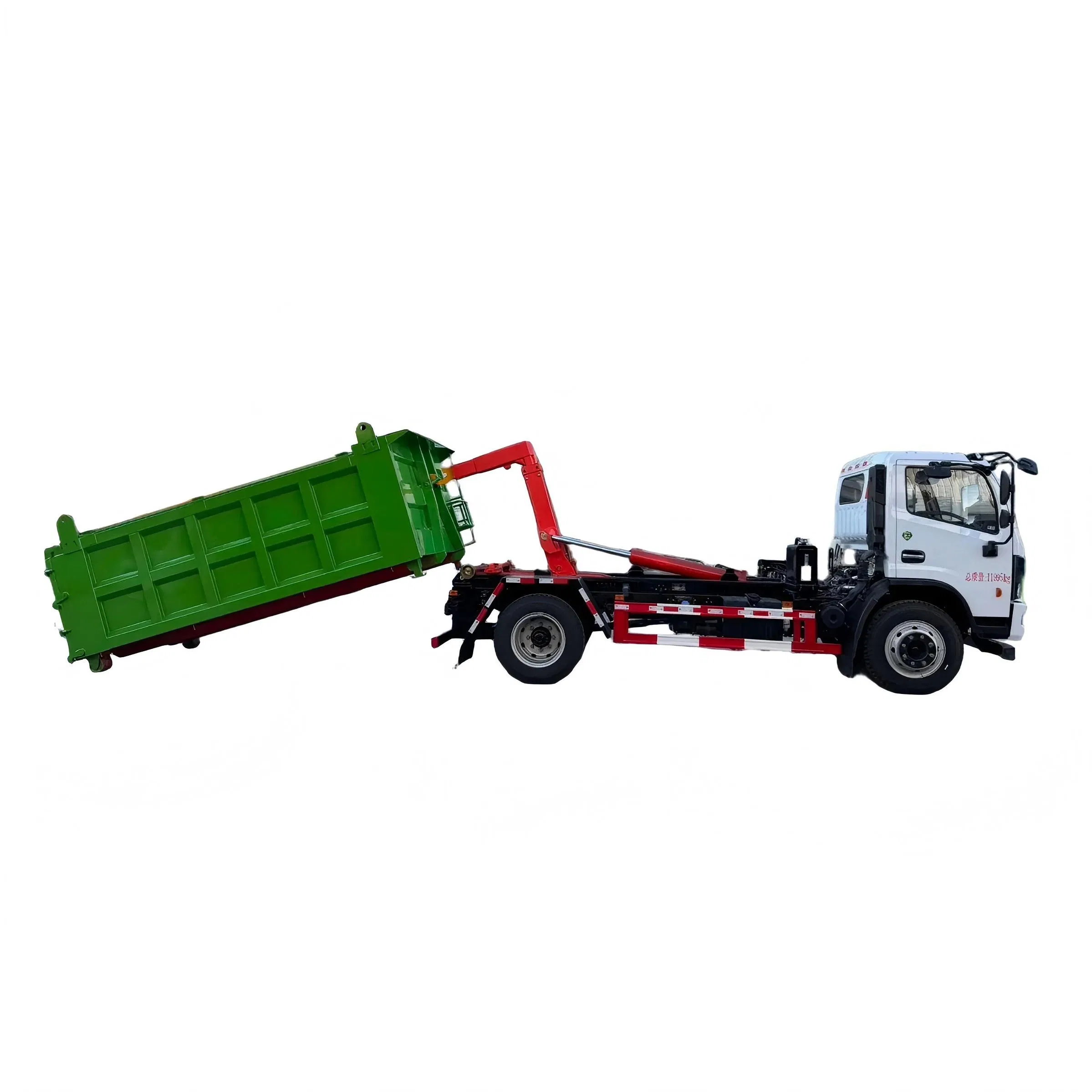Dongfeng Dolika 6 Ton Roll off Refuse Truck Container Transport Vehicle