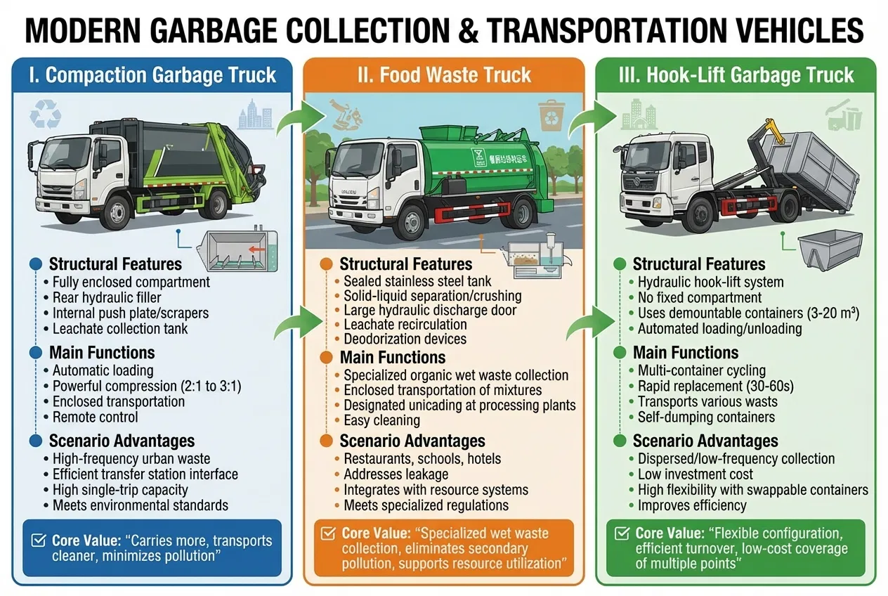 Roll off Refuse Truck