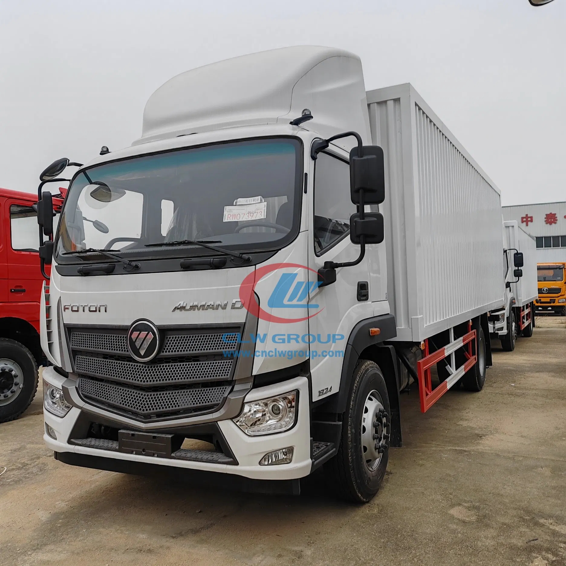 Foton 4X2 6 Wheeler 15tons 16tons Carbon Steel Transportation Cargo Lorry Box Logistics Vehicle