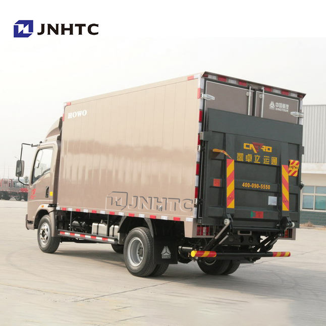 HOWO Light Duty 4X2 Transport Van Container Cargo Box Truck