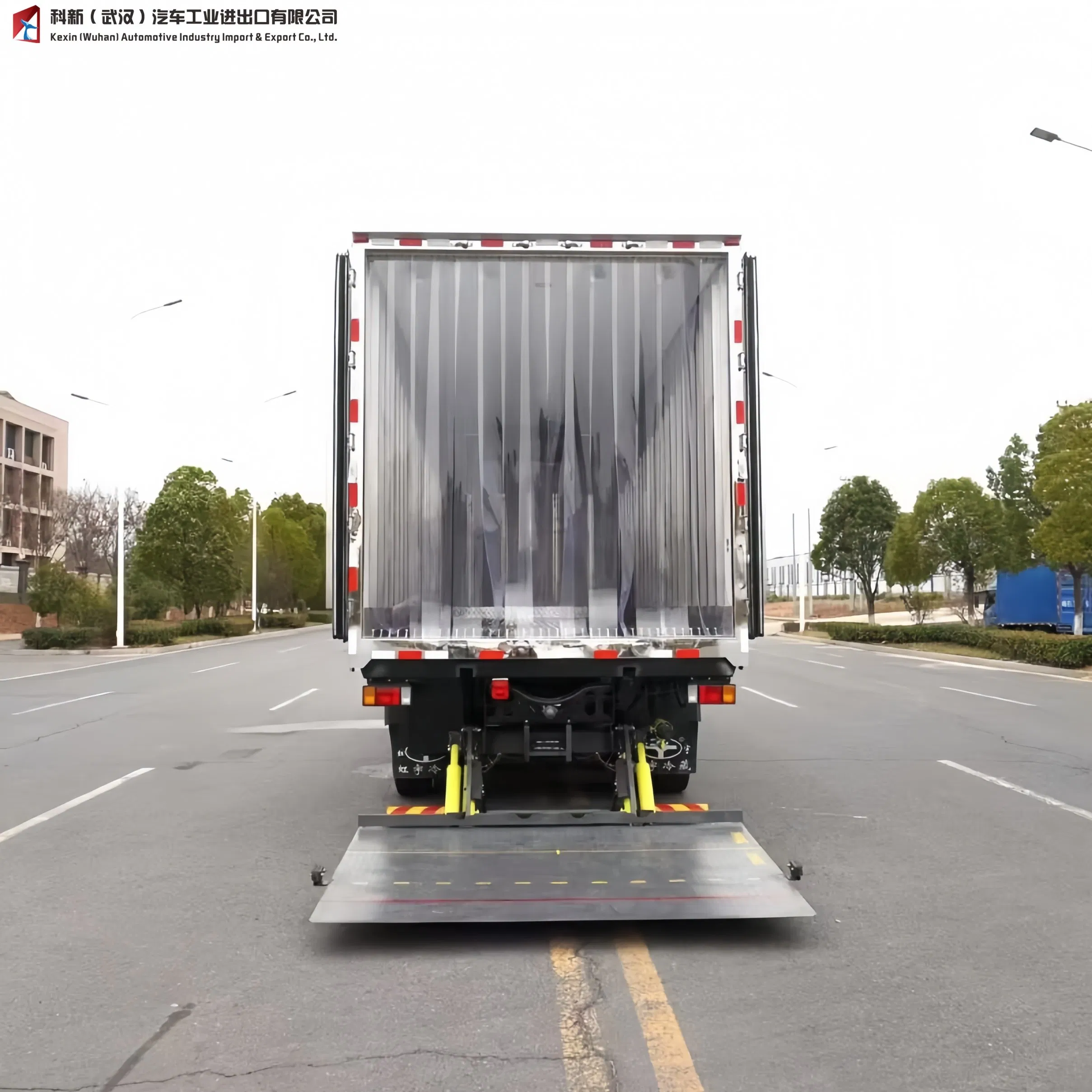 Euro 5 Qinglin G Isuz U Giant Coffee 6.8-Meter Refrigerated Truck New Diesel Vegetables Fruits Meat Transport Cold Chain Storage