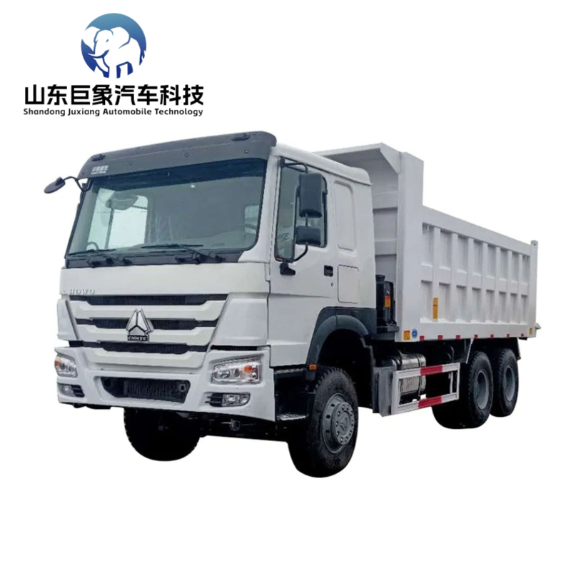 Used HOWO 6X4 Diesel Tipper Dump Truck Heavy Duty 10 Wheeler Tipper with Big Cargo Box for Sand Gravel Construction Hauling