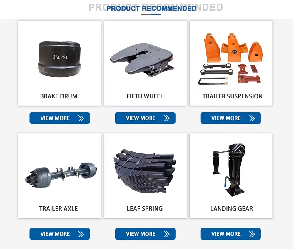 Recommended Trailer Parts