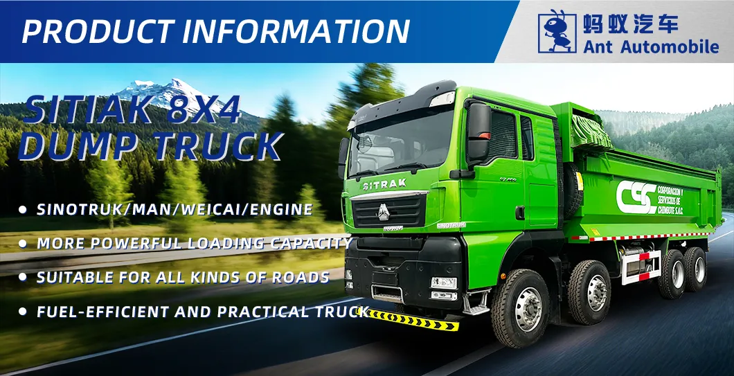 Sitrak G7 8X4 Dump Truck