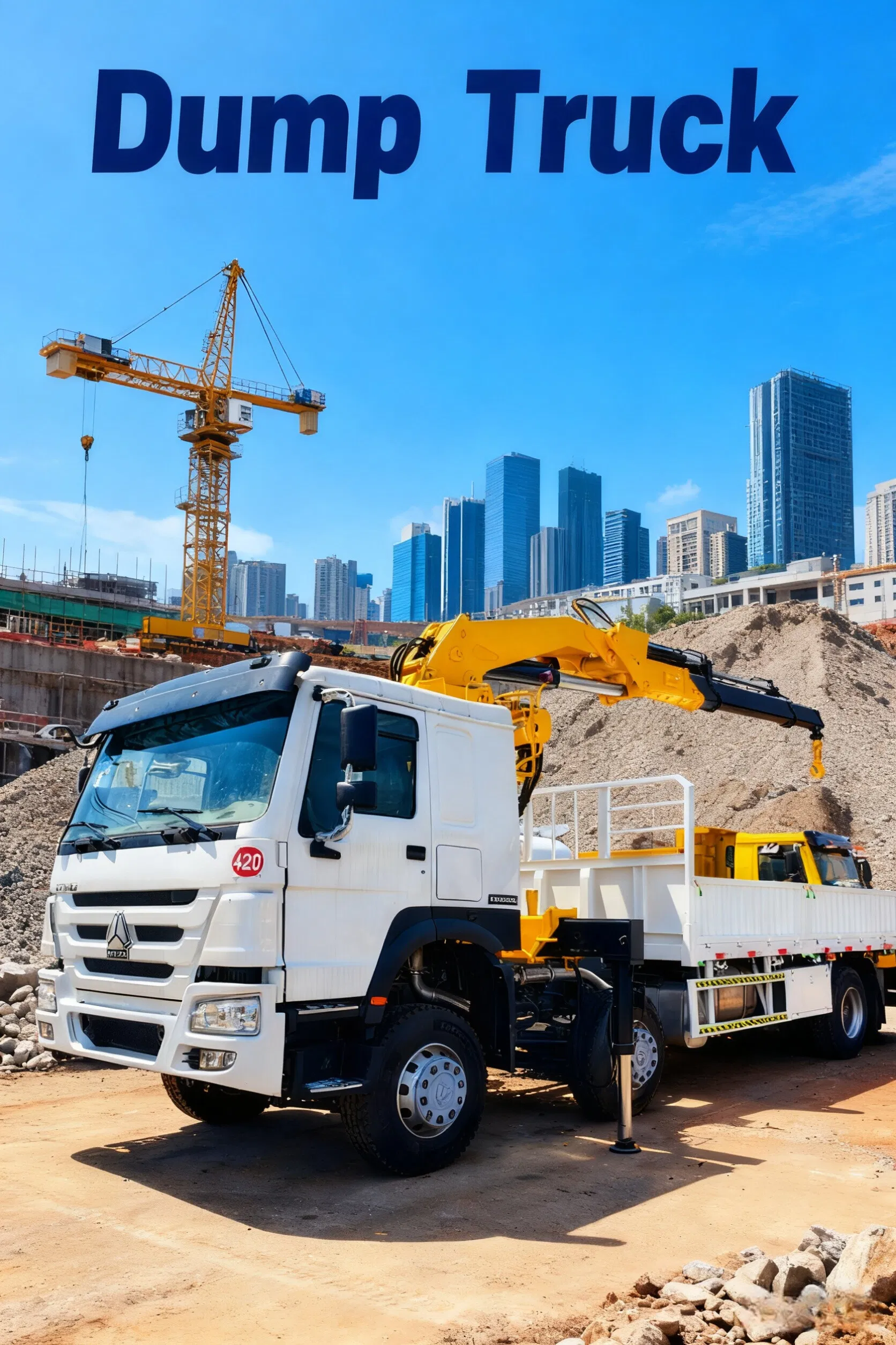 High Efficiency Refurbished Heavy Duty Dump Truck