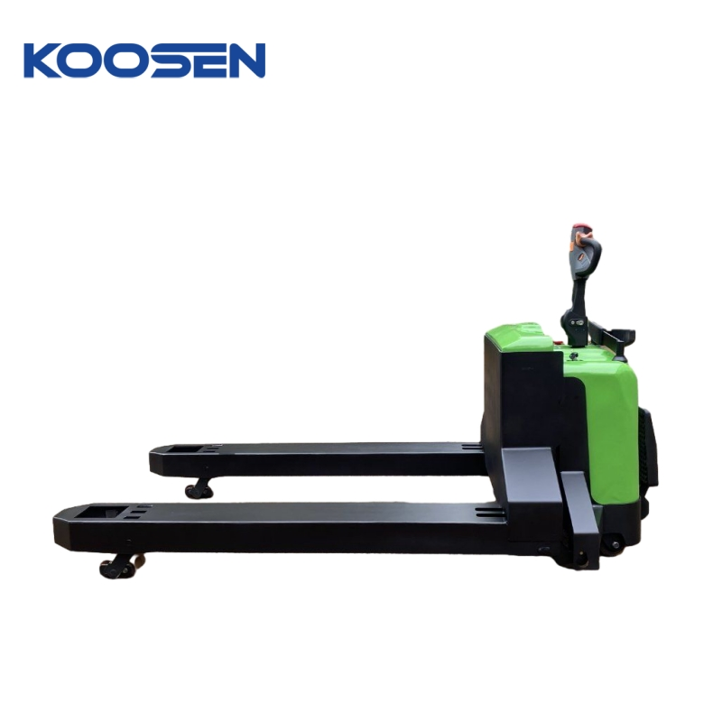 Koosen Heavy-Duty Stand Uo Model Electric Pallet Truck