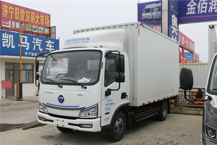 Hot Selling Foton 4X2 LHD 4-5t Electric Van Truck for Urban Logistics Distribution