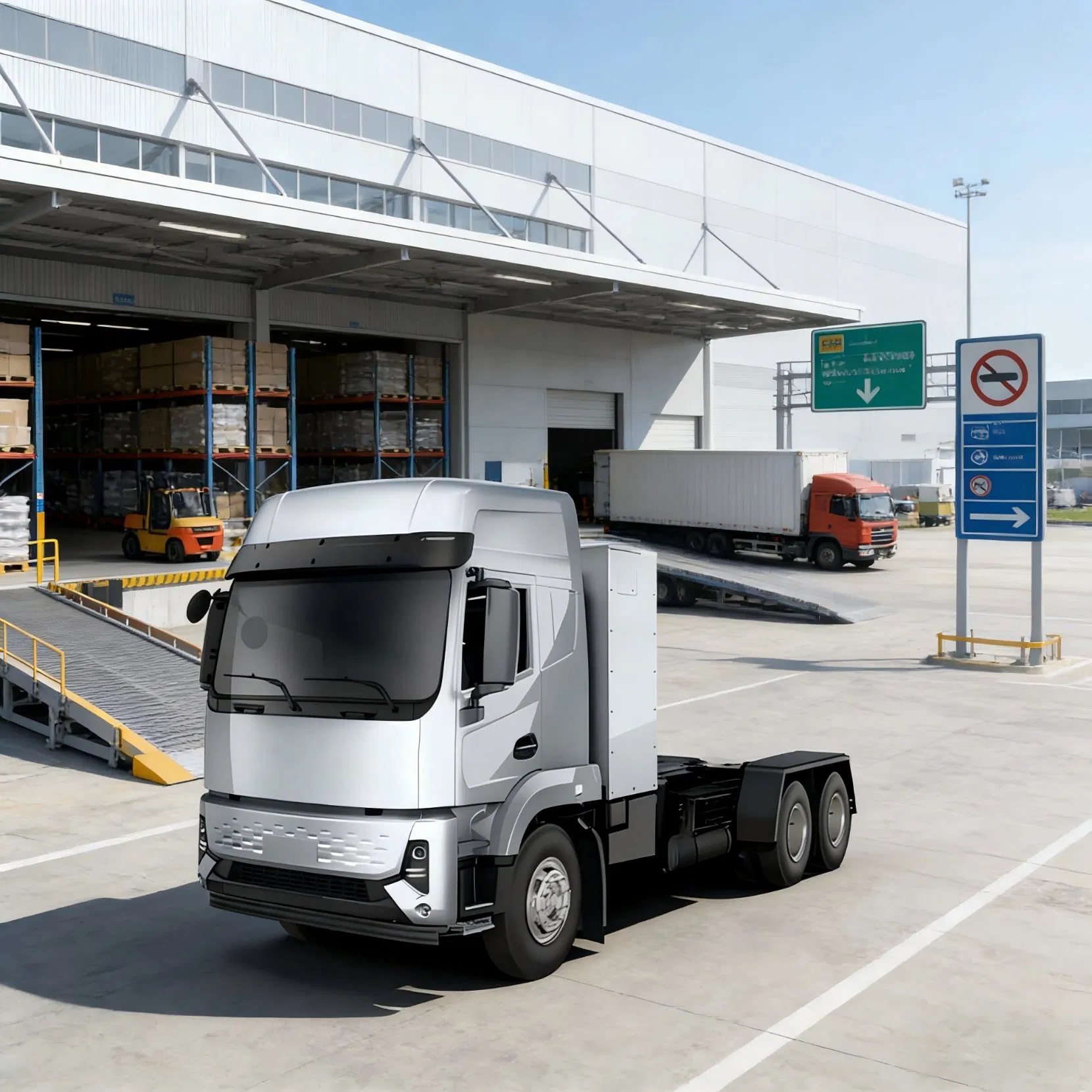 Eco Friendly Pure Electric Heavy Duty Truck