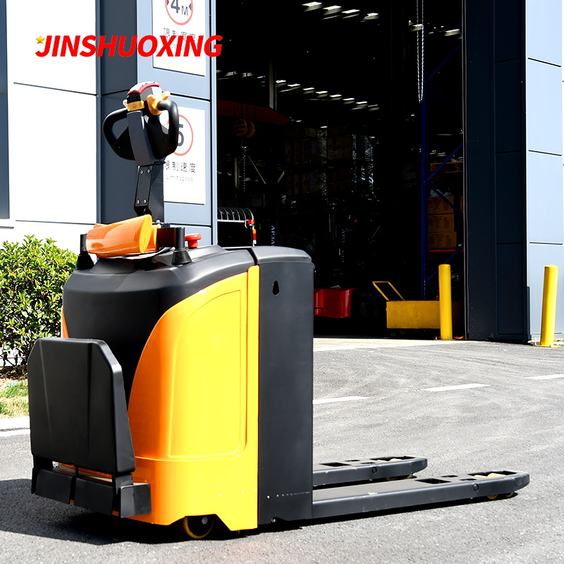 2-5 Ton Heavy-Duty Stand-on Battery Electric Pallet Truck Jack