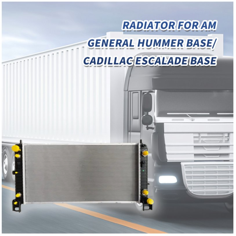 Hummer Base Cadillac Escalade Base Engine Spare Parts Auto Engine Cooling Aluminum Radiator Enhancing Truck Fuel Efficiency