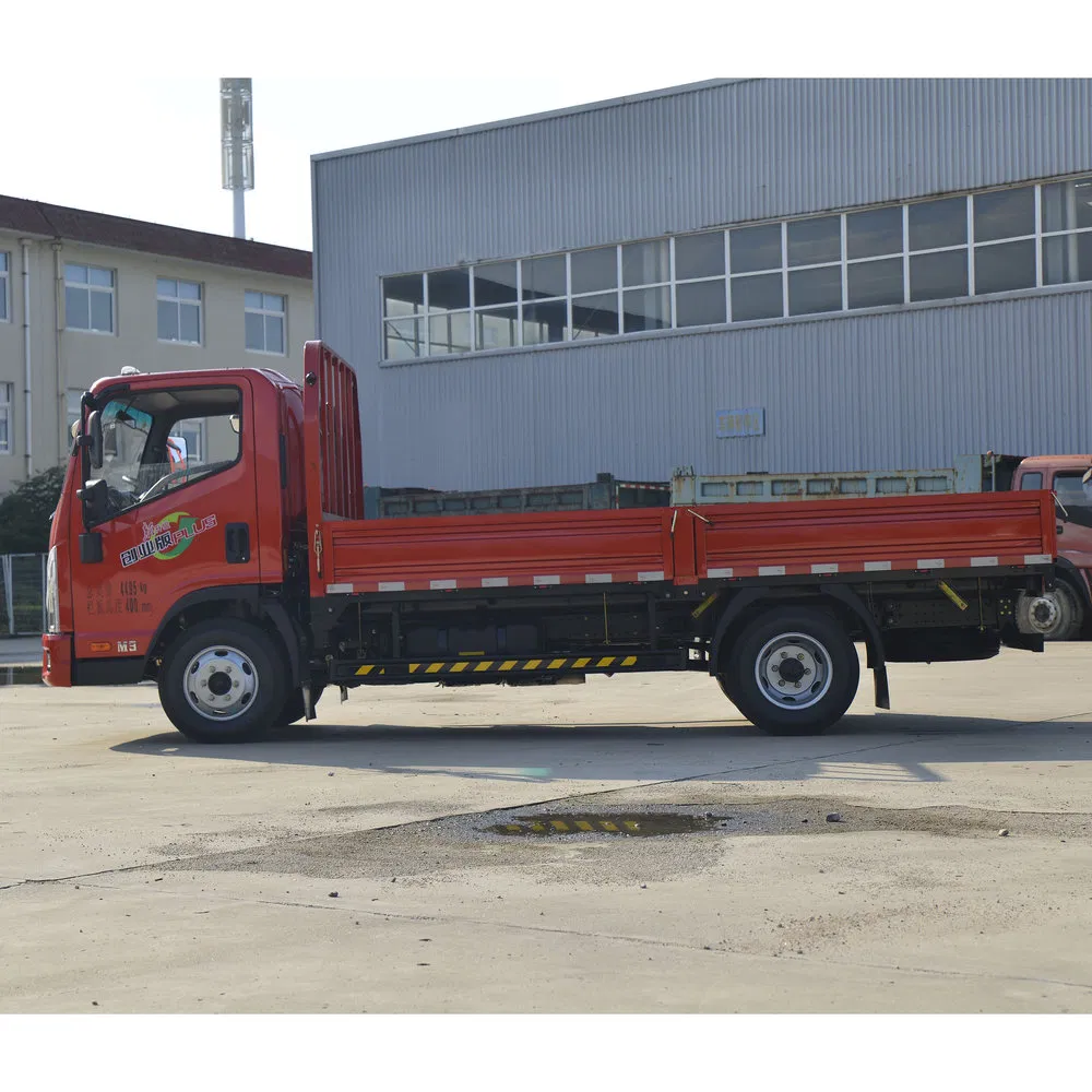 High Safety Kmc1067D4 Flatbed Cargo Transport Diesel Truck for on-Site Repair Service