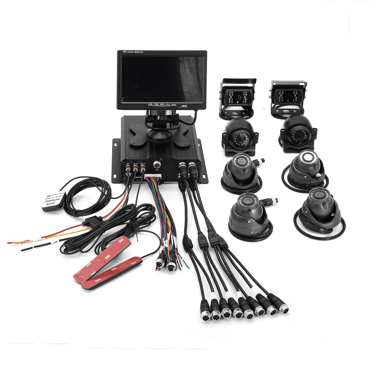 4G GPS 4tb HDD Mdvr 8CH 1080P Digital Video Recorder Truck Camera Fleet Management System for H265 Bus and Truck Mobile DVR