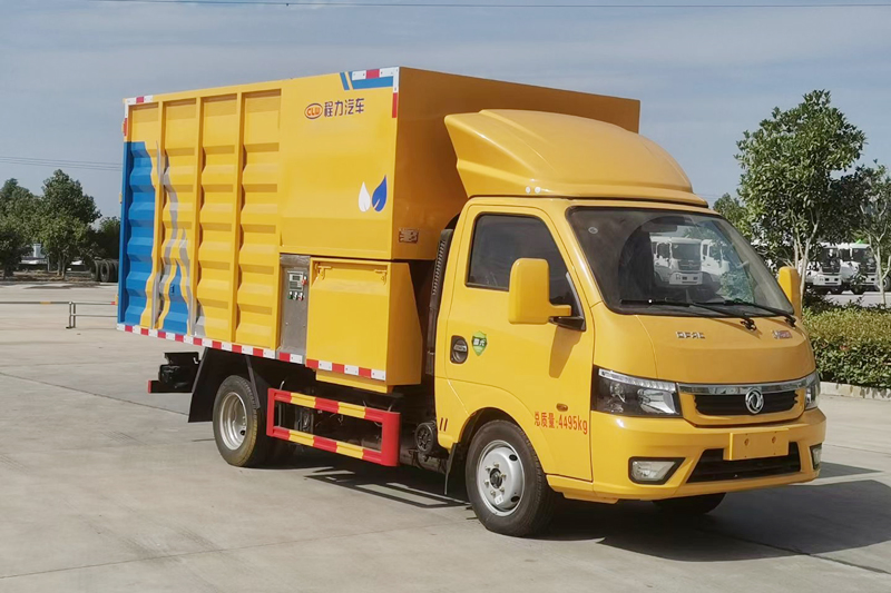 Dongfeng Tuyi Material Shredding Truck - Tree Branch Crusher (8m³ , 4t/h) China Mobile Wood Crushing Vehicle