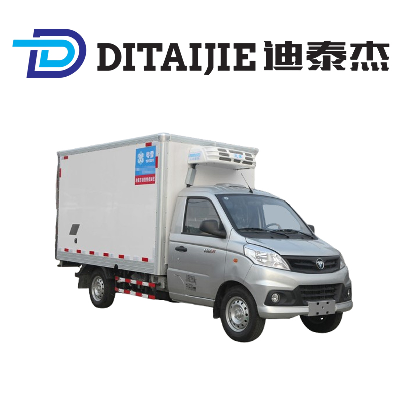 2 Ton Refrigerator Mini Truck Foton 4X2 Refrigerator Van Truck Refrigerated Truck Cold Box Truck Freezer Truck Meat Transport