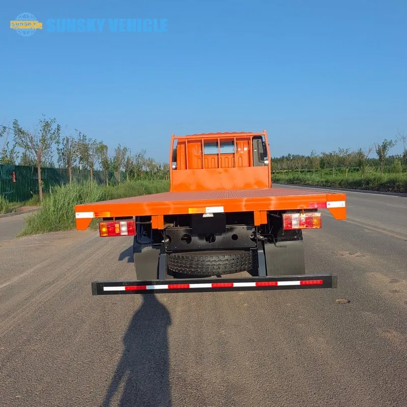 HOWO 4X2 Flatbed Truck 4