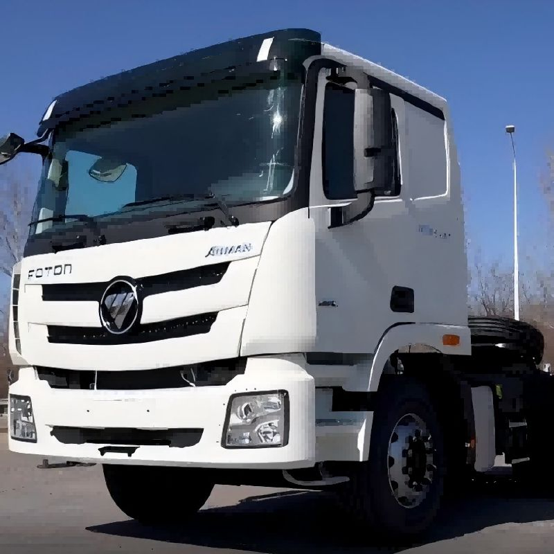 Foton Auman Gtl-E Heavy-Duty Tractor Truck 6X4 New Energy Electric/Hybrid Power Long-Haul Logistics Container Transport Green Cargo High-Efficiency Eco-Friendly