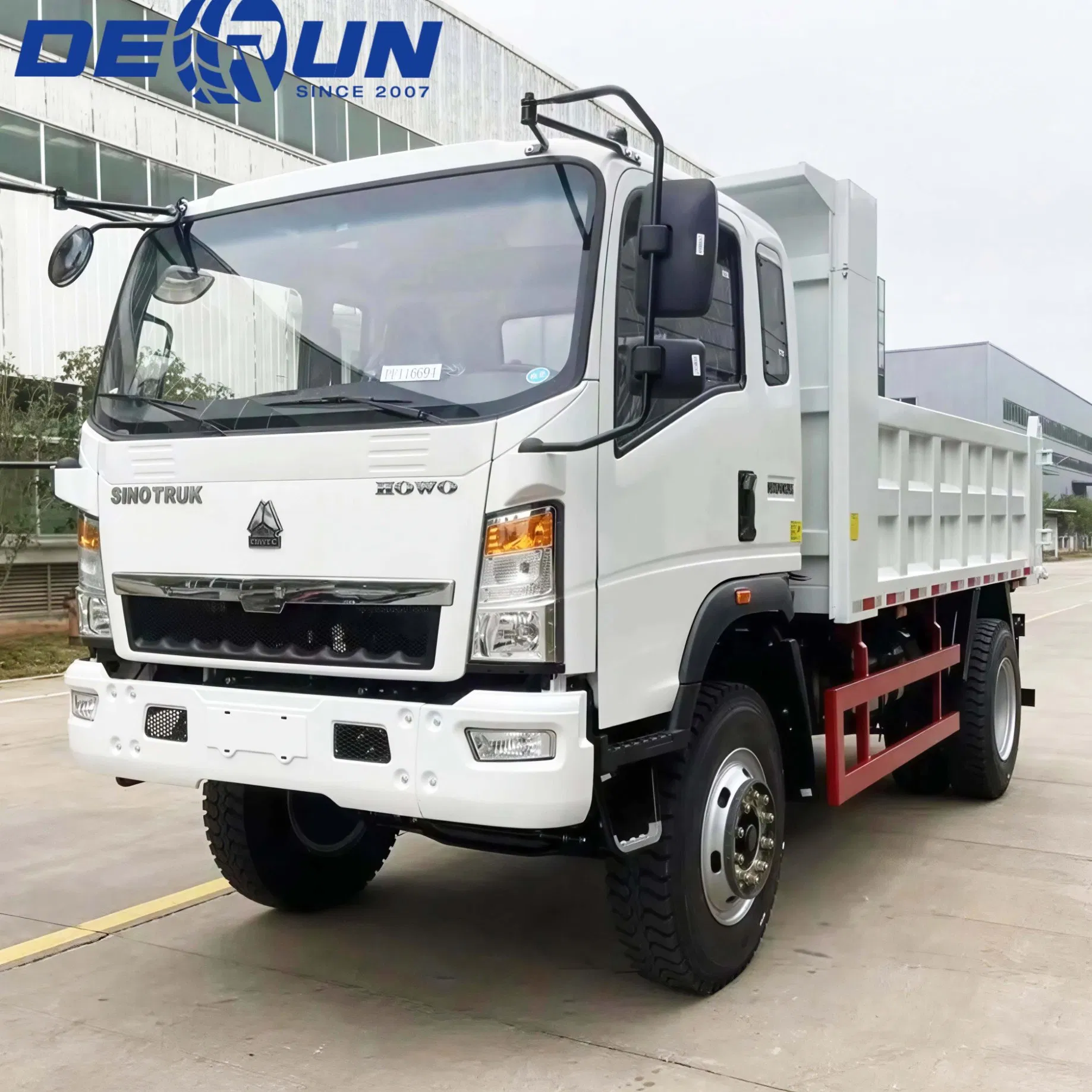 Sinotruk HOWO 4X2/4X4 4-6ton Diesel Cargo Lorry Truck for Urban Delivery Euro2