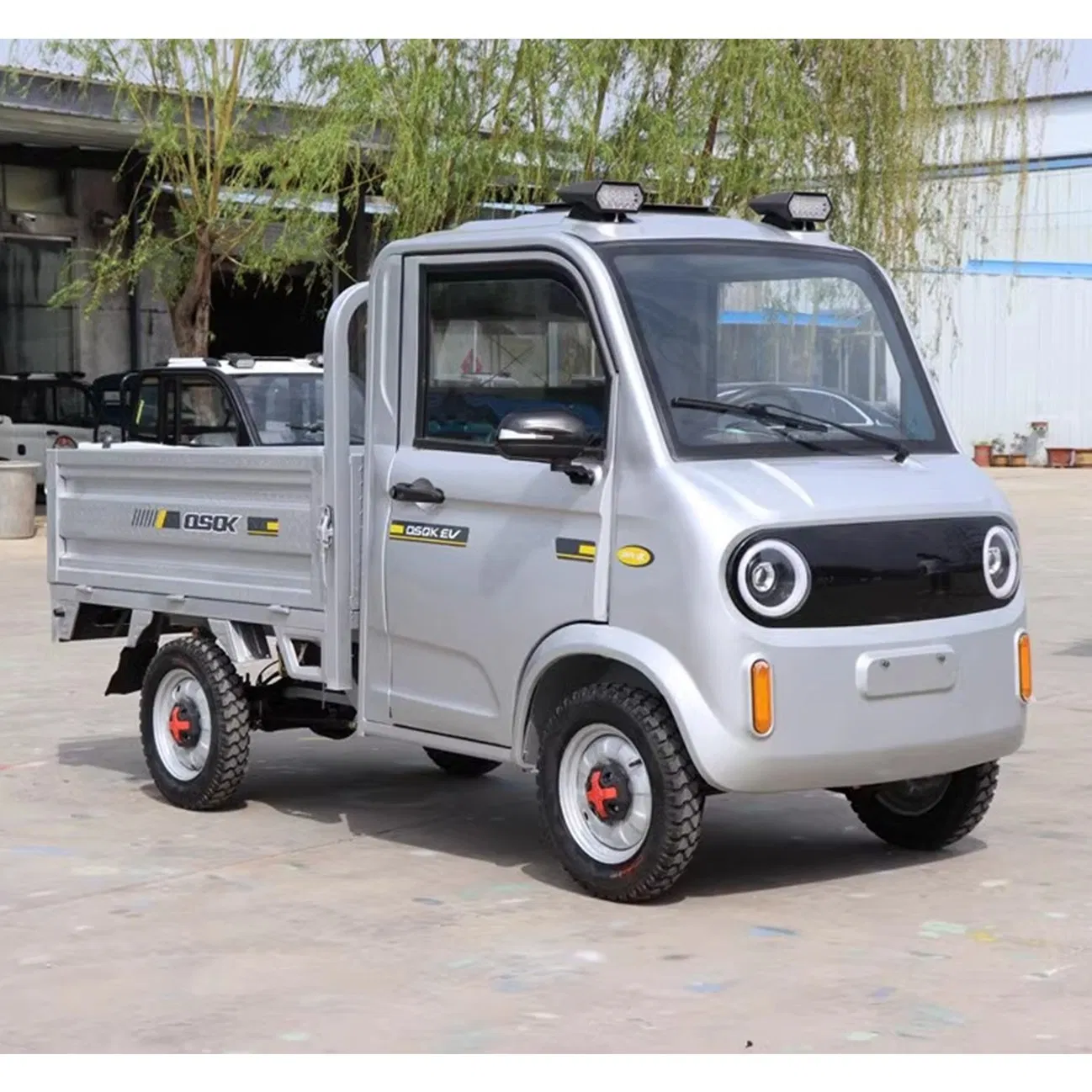 Senka New Energy Vehicles Four-Wheel Single Row 2 Seats Delivery Pickup Truck