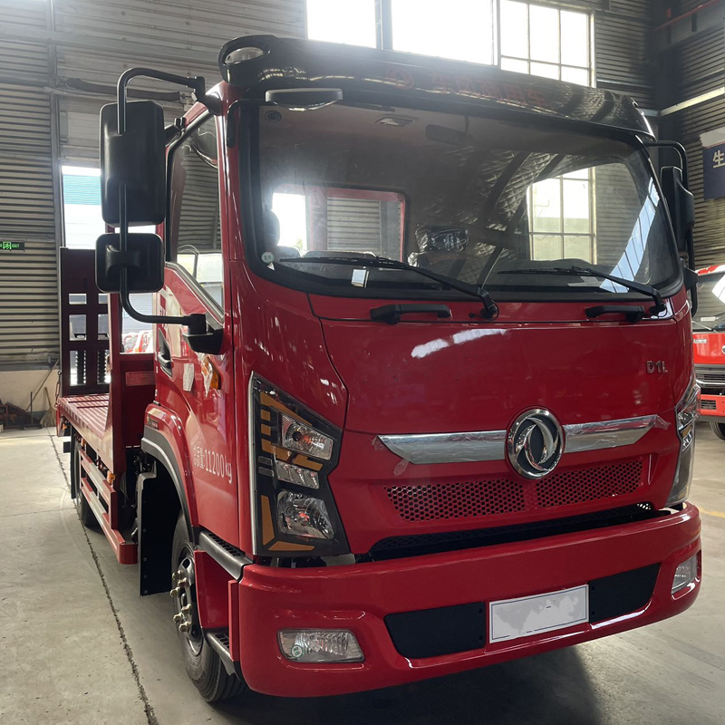 Lowboy Flatbed Low Boy Flat Bed Cargo Excavators Bulldozers Loaders Engineering Construction Machinery Transport Towing Transporting Tow Truck Vehicle Trailer