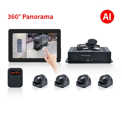 Fleet Management Mobile DVR System GPS WiFi 4G Ai Adas DMS Bsd/360 IP69K Waterproof 1080P H. 264/H. 265 API for Bus, Truck