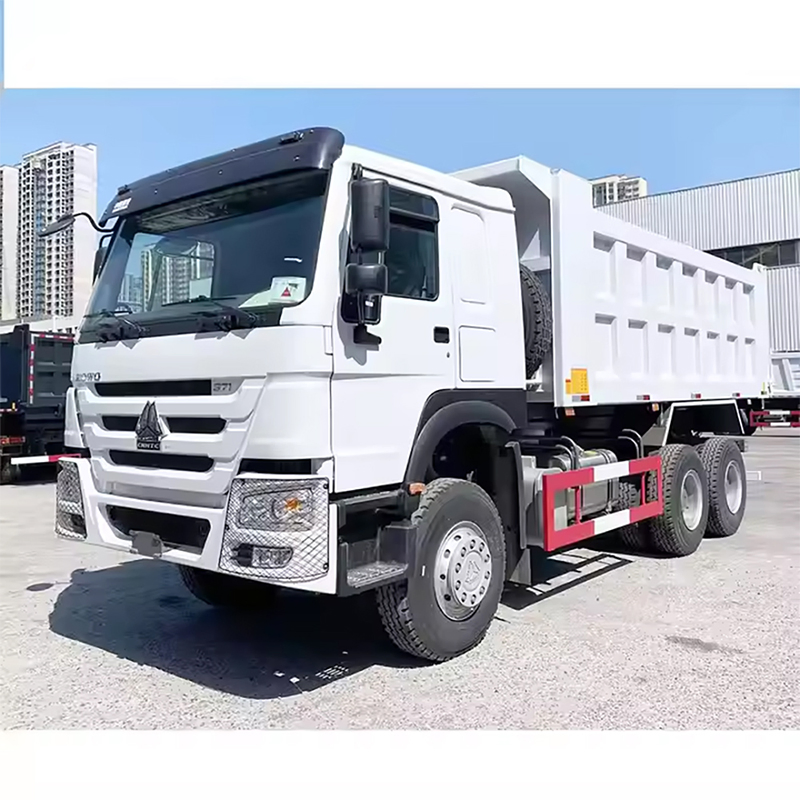 Sinotruk HOWO 6X6 Dump Truck 8X4 Manual Dump Truck Red Color 12 Wheels Diesel Fuel Left for Heavy Construction Used Dump Tipper Trucks