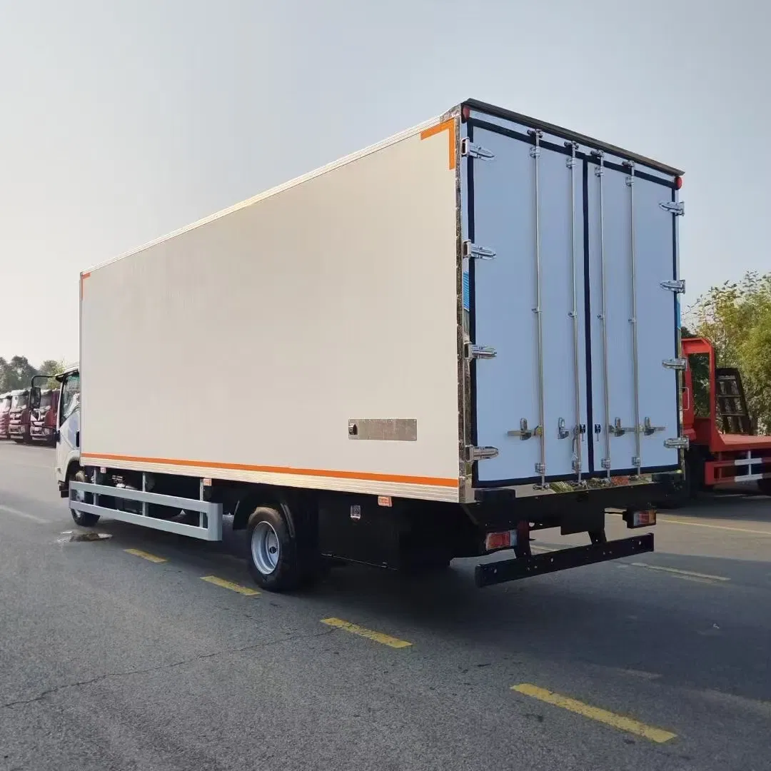 Used Isuzu Vegetable Transport Truck, Milk Transport Refrigerated Truck