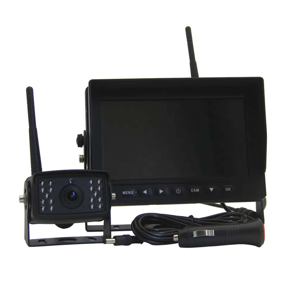 DC12-24V Semi-Trailer 7" Waterproof Wireless Observation Camera System