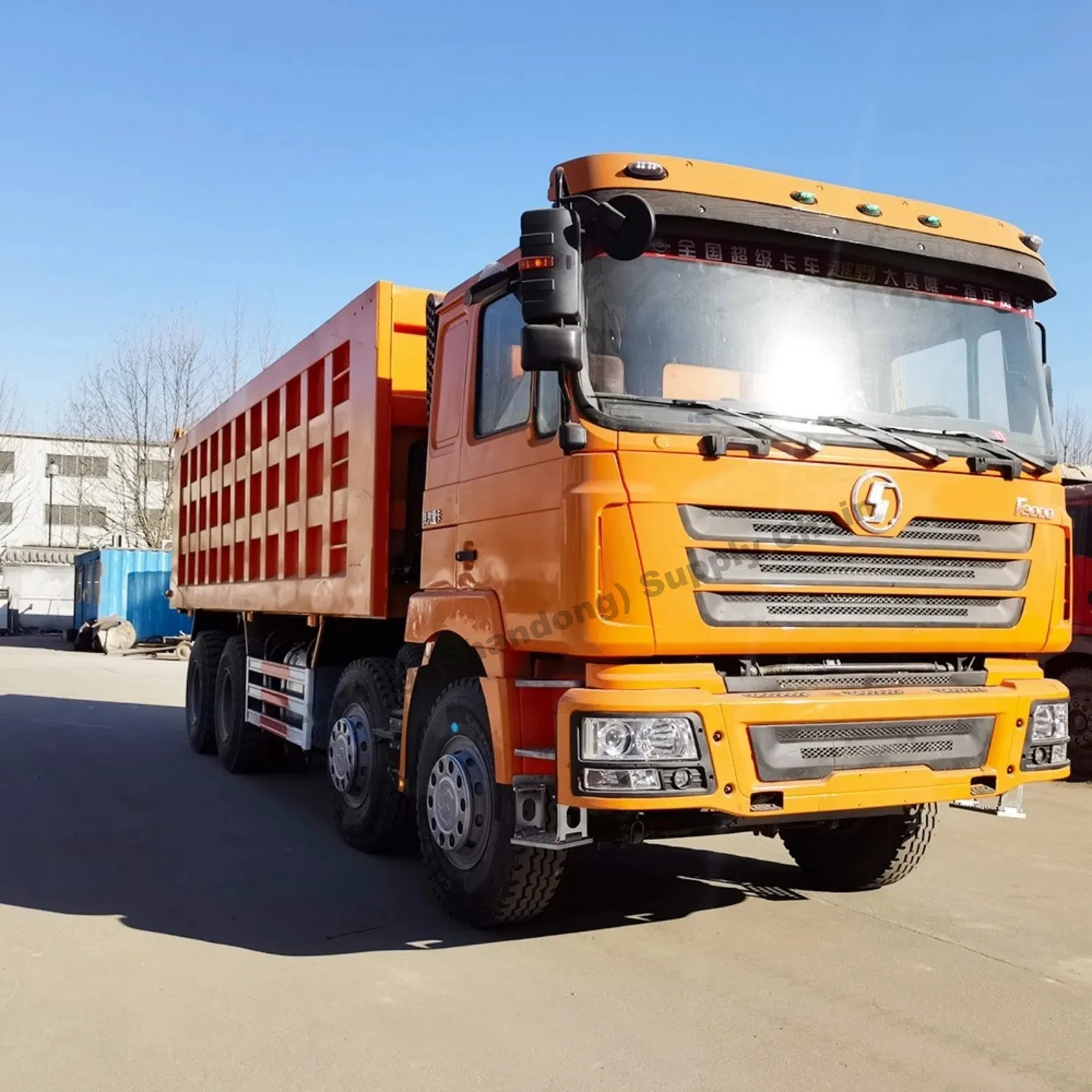 Strong Power Used Shacman X3000 8X4 CNG Dump Truck LHD 15dump Truck for Construction Consignment Delivery