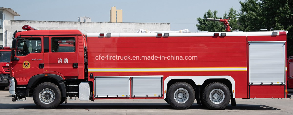 Wholesale Fire Fighting Truck High Performance Sinotruk HOWO T Heavy-Duty Fire Truck with 18000L Water and Foam Tank New Airport Ladder Electric Truck