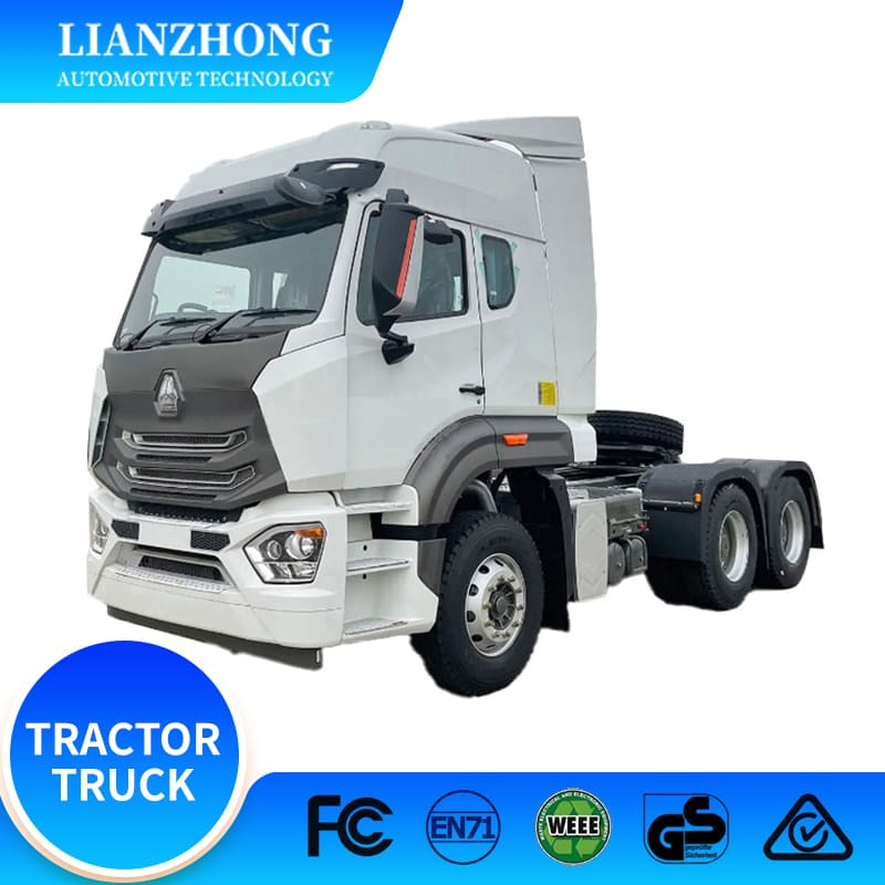 HOWO 4X2 Heavy Duty Tractor Truck Semi Truck for Urban Distribution Lightweight Design Cost Efficient Short Haul Logistics Flexible Steering Factory Price