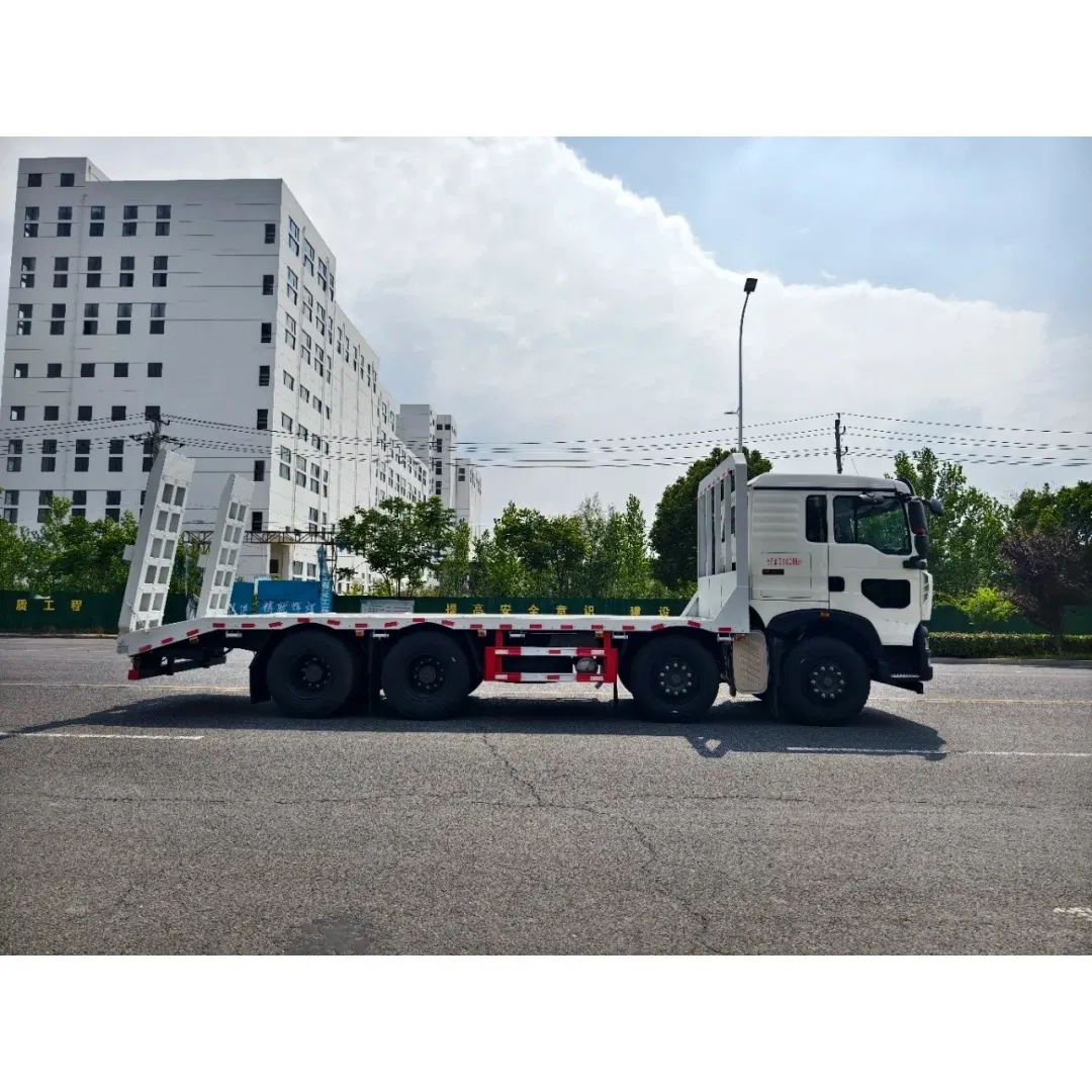 HOWO 8*4 Flatbed Lorry Cargo Truck for Light/Heavy Duty Goods Transport Truck