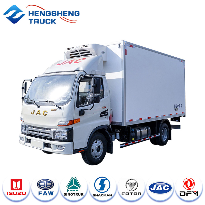 JAC Sinotruk Shacman Freezer Van Refrigerated Box Cargo Truck for Food Transport