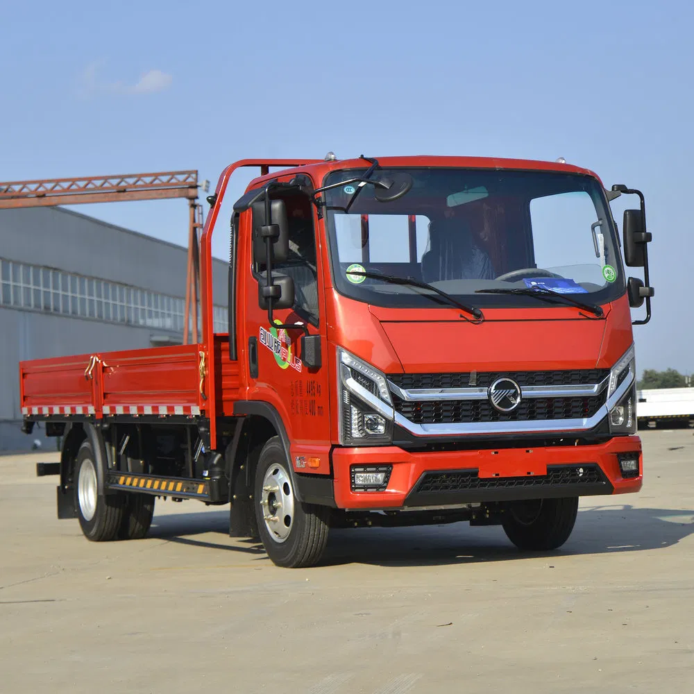 High Safety Kmc1067D4 Flatbed Cargo Transport Diesel Truck for on-Site Repair Service