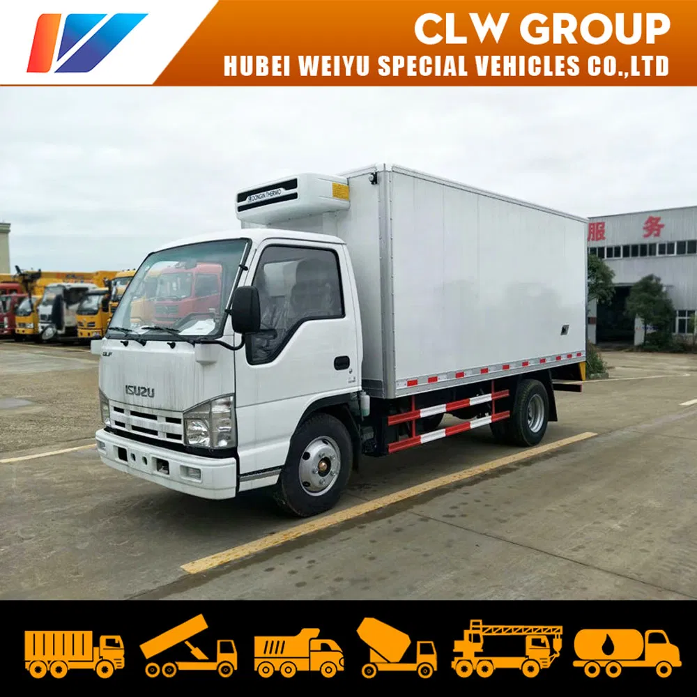 Diesel Engine Refrigerated Truck Freezer Container Body Cargo Box for Food Transport
