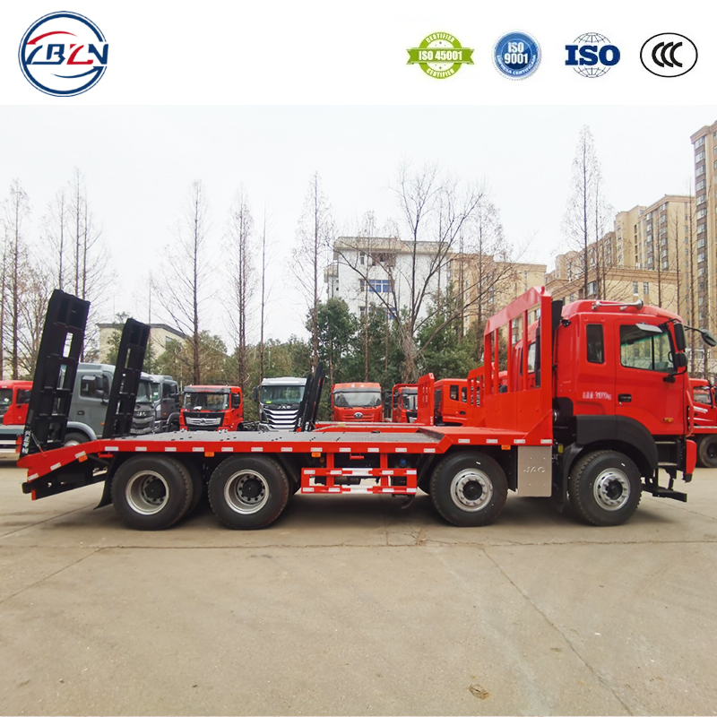 Jianghuai Flatbed Transport Truck 8X4 Flatbed Truck Logistics Trailer Platform Truck