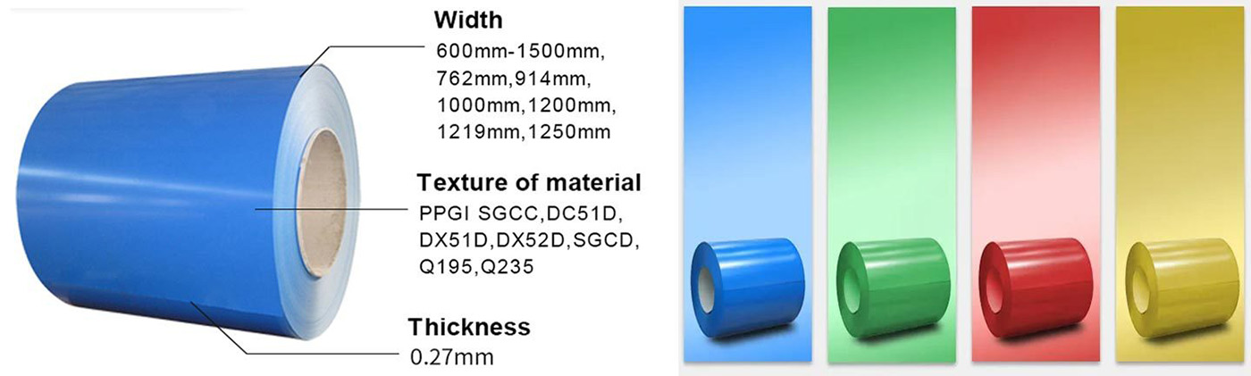 Color-Coated Steel Coil Storage