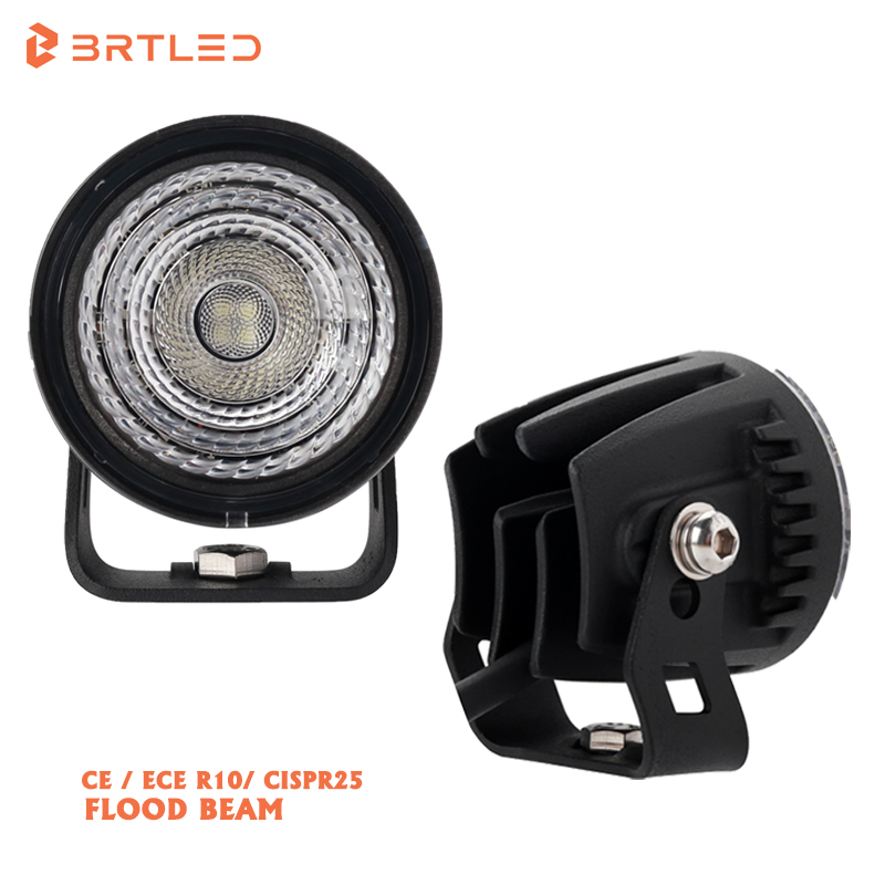 2inch Luz de Trabalho LED Mini Motocicleta LED Offroad Trailer Trator 12W Sistemas de Luz de Feixe Inundante para Caminhões