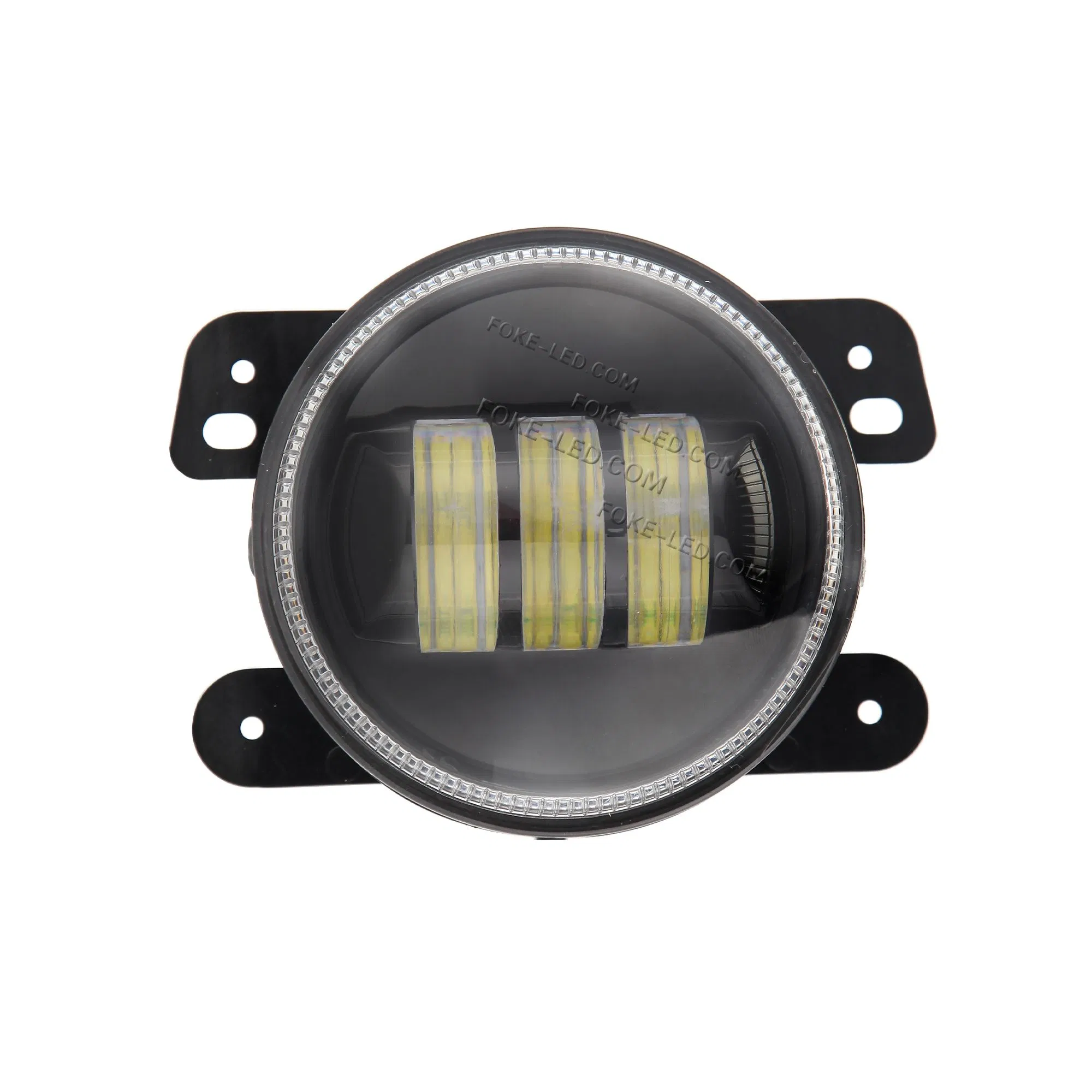 Farol LED Embutido Redondo para Iluminação Automotiva Carro Motocicleta