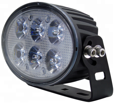 60W Luz de Trabalho LED Oval Aprovada E-MARK R112 R10 para Tratores Veículos Agrícolas