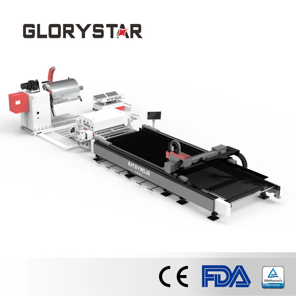 Processador de Bobinas Ecológico Glorystar Laser - Sistema de Filtração a Vácuo Zonada e Reciclagem de Resíduos (380V/50Hz)