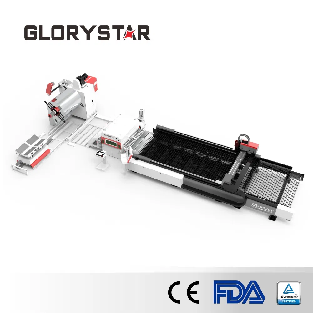 Processador de Bobinas Ecológico Glorystar Laser - Sistema de Filtração a Vácuo Zonada e Reciclagem de Resíduos (380V/50Hz)